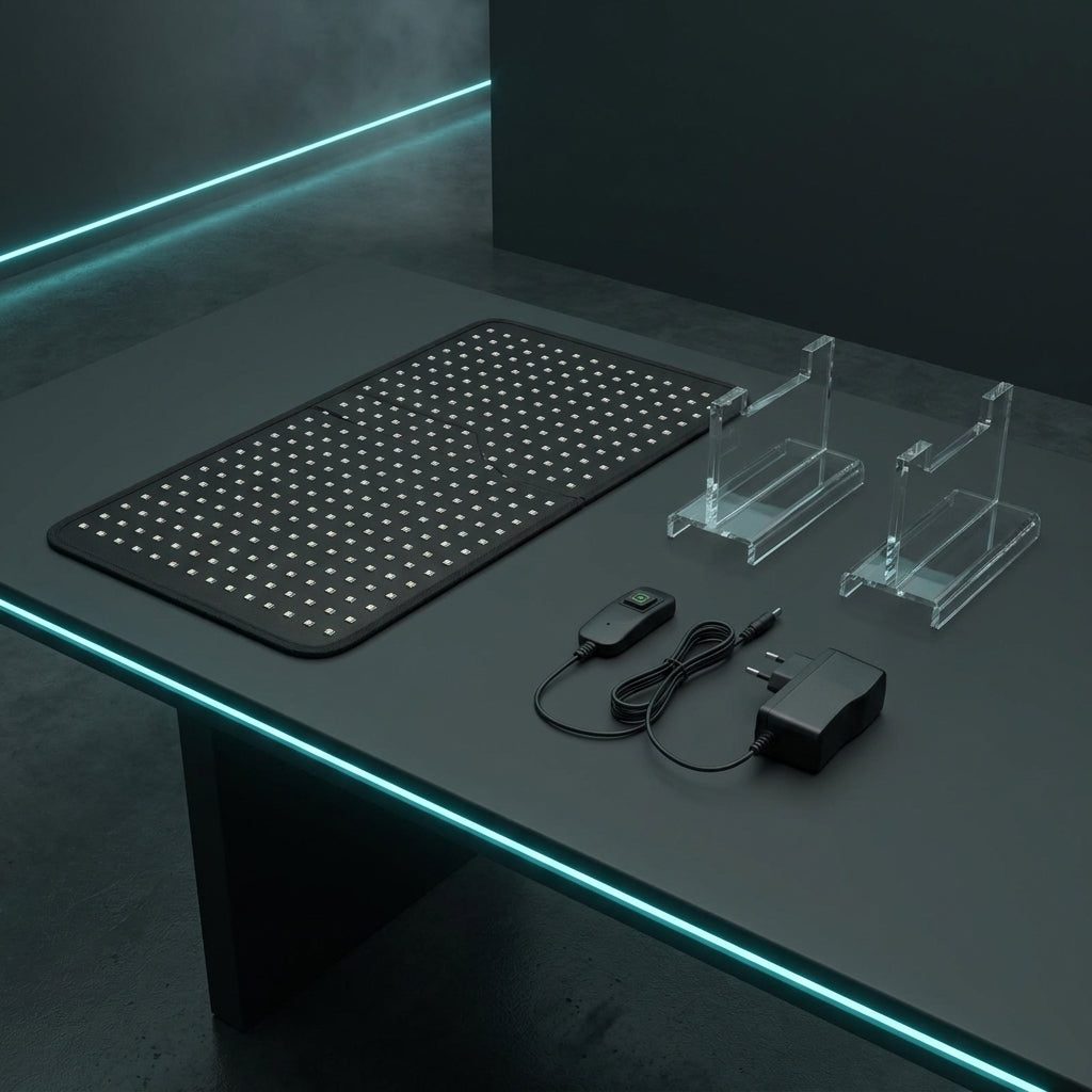 Tout le tapis : tapis LED flexible, support acrylique, boîtier et alimentation EU