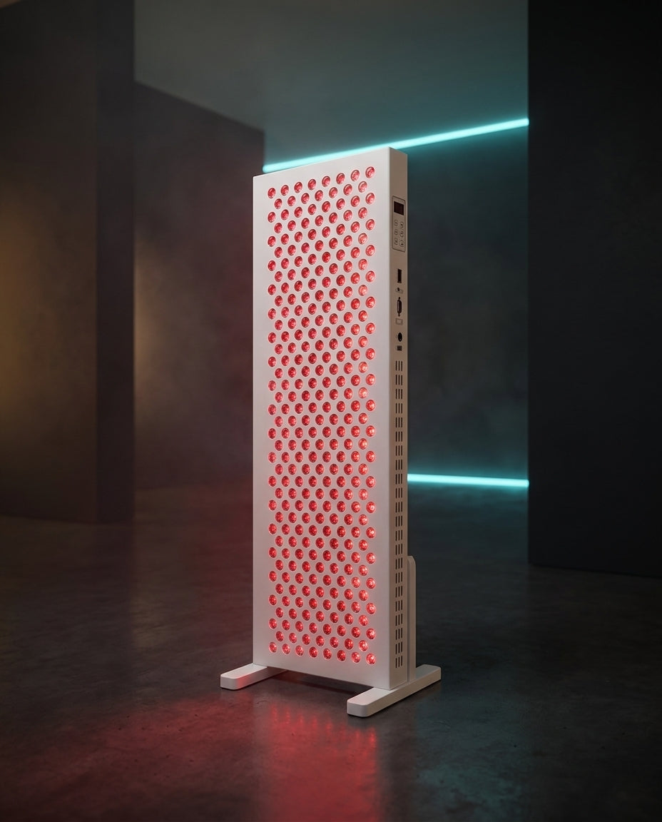 Panneau de luminothérapie rouge et proche infrarouge Thermasuite sur pied
