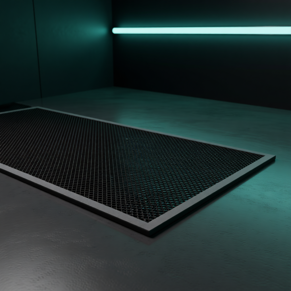 Cristaux sous la housse du tapis infrarouge PEMF Thermasuite