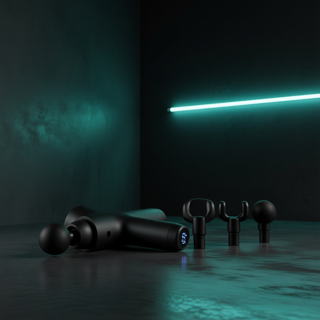 Pistolet de massage Thermasuite et ses têtes interchangeables
