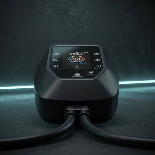 Boîtier tactile des bottes de pressothérapie Thermasuite : pression et minuterie